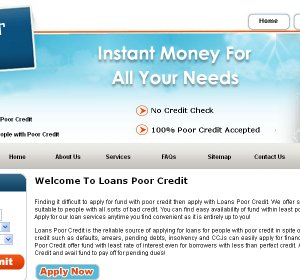 Poor credit rating Loans