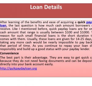 Quick payday loans no credit check