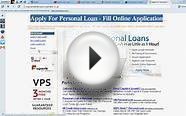 Apply For Personal Loan Finance Online