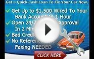 Auto Repair Loan No Credit Check Financing In Charlotte