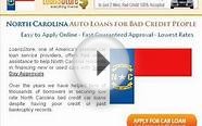Bad Credit Auto Loans in North Carolina with No Down Payment