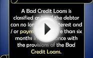 Bad Credit Loans | How To Find A Bad Credit Loans