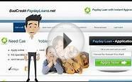 Bad credit payday loans services