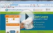 Borrow Money Online - No Credit Checks