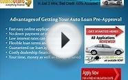 Car Loan Pre Approval with Bad Credit