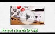 How to Get a Loan with Bad Credit
