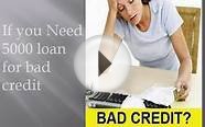 I Need 5 Today- Short Term Loans- 5 Loan For Bad Credit