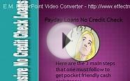 Payday Loans No Credit Check- Short Term Loan- Online