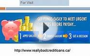 Really Bad Credit Loans Canada