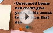 Unsecured Loans Bad Credit - Lending Ability With Reliable
