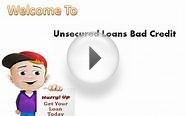 Unsecured Loans for Bad Credit – Fulfill Unexpected