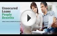 Unsecured Loans People Benefits - Better Option For