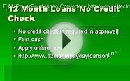 12 Month Payday Loans UK- No Credit Check Online Aid