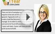 1 Year Cash Loans Reliable Financial Source