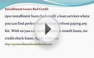1500 Bad Credit Installment Loans- 6 Month Loans No Credit