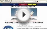 BAD CREDIT LOANS, NOT PAYDAY LOANS, GUARANTEED, MONTHLY