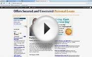 Bad Credit Loans Unsecured Personal Loans