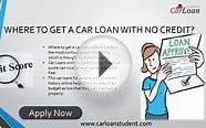 Car loans for people with no credit history