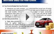 Get Preapproved For Car Loans For Poor Credit Score