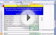 How to Calculate interest rates for payday loans in MS Excel