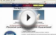 How to Get a Loan with Bad Credit - The Credit Pros