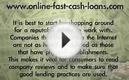 How To Get A Quick Online Cash Loan