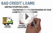 Important Things To Know About Bad Credit Loans