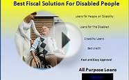 Loans for People on Disability unsecured loans for
