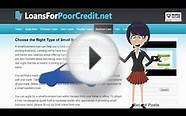 Loans For Poor Credit - Small Business