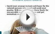 Quick Loan : Instant Cash Loans : loans for bad credit