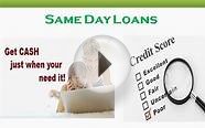 Same Day Loans- Get Easy Funds In Your Account For Your