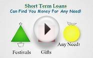 Short Term Cash Loans- Cash support that can be ideal in